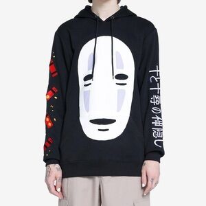 Unisex Studio Ghibli‎ Spirited Away No-Face Jumbo Graphic Hoodie Hot Topic